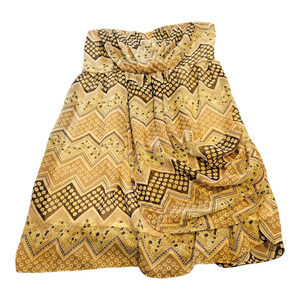 Freshmint Large Sleeveless Multicolor Mini Dress